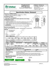 TRF250-184 Datasheet Cover