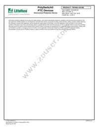 TRF600-150-RB-2 Datasheet Page 2