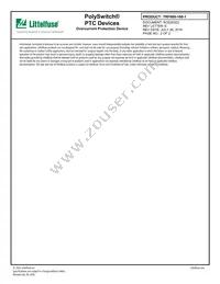 TRF600-160-1 Datasheet Page 2