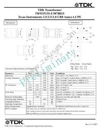 TRTEP13S-U587B015 Datasheet Cover