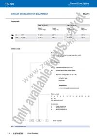 TS-701-HM-35 Datasheet Page 4