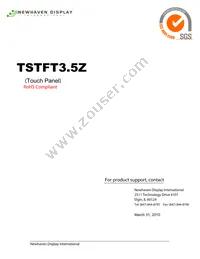 TS-TFT3.5Z Datasheet Cover