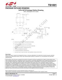 TS1001IJ5T Datasheet Page 11