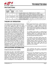 TS1002IM8T Datasheet Page 7