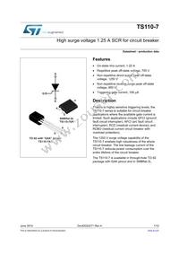 TS110-7A1-AP Datasheet Cover