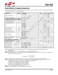 TS1103-50EG6T Datasheet Page 3