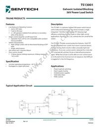 TS13001-QFNR Datasheet Cover