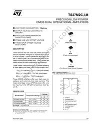 TS27M2AMD Datasheet Cover