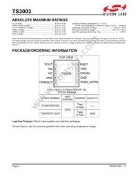 TS3003ITD1033T Datasheet Page 2
