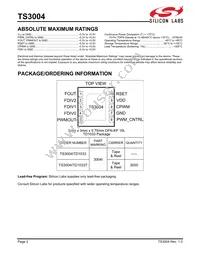 TS3004ITD1033T Datasheet Page 2