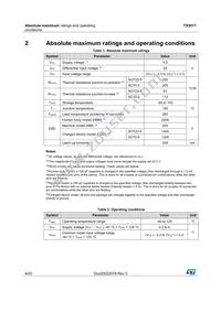 TS3011IYLT Datasheet Page 4