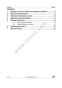TS3022IYST Datasheet Page 2