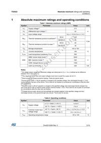 TS3022IYST Datasheet Page 3