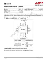 TS3300ITQ1633 Datasheet Page 2