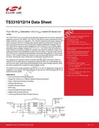 TS3314ITD1022T Datasheet Cover