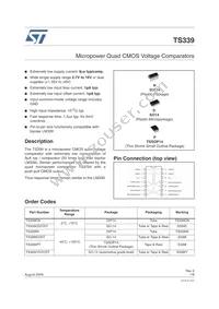 TS339IYDT Datasheet Cover