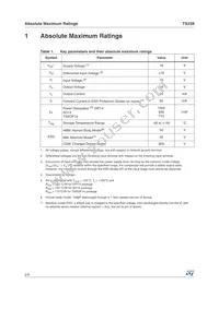 TS339IYDT Datasheet Page 2