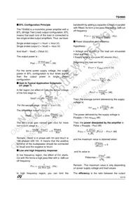 TS4900ID Datasheet Page 15