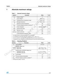 TS4974IQT Datasheet Page 3