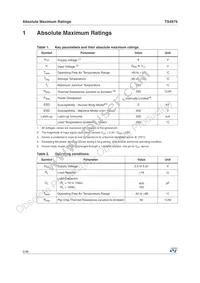 TS4975EIJT Datasheet Page 2