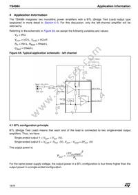 TS4984IQT Datasheet Page 18