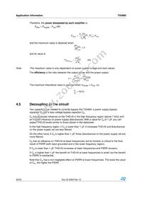 TS4990ID Datasheet Page 20