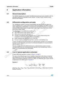 TS4998IQT Datasheet Page 20