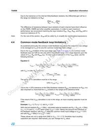 TS4998IQT Datasheet Page 21