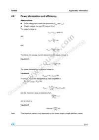 TS4998IQT Datasheet Page 23