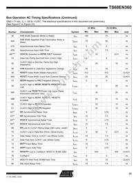 TS68EN360VA33L Datasheet Page 21