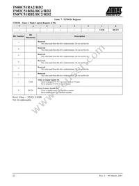 TS87C51RD2-LCMD Datasheet Page 22