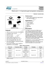 TS882IYST Datasheet Cover