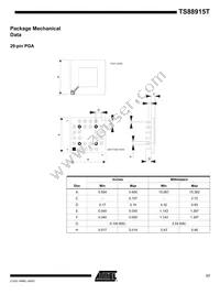 TS88915TVW70 Datasheet Page 17