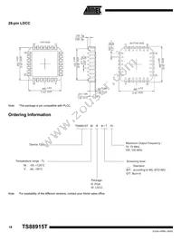 TS88915TVW70 Datasheet Page 18