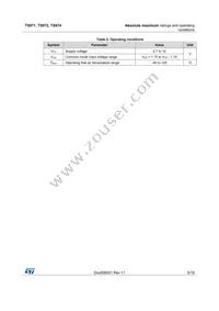 TS972IYPT Datasheet Page 5