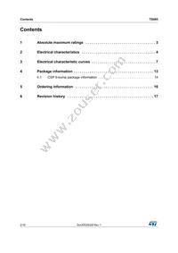 TS985IJT Datasheet Page 2