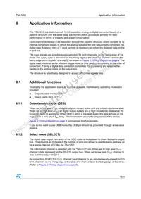 TSA1204IFT Datasheet Page 15