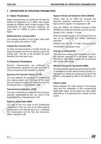 TSA1401IF Datasheet Page 8