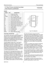 TSA5059ATS/C1 Datasheet Page 5