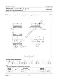 TSA5059ATS/C1 Datasheet Page 19