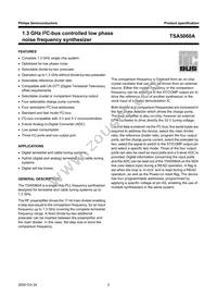 TSA5060ATS/C1 Datasheet Page 2