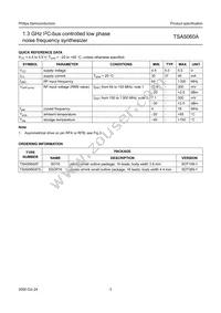 TSA5060ATS/C1 Datasheet Page 3