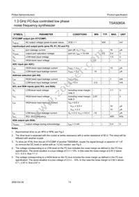 TSA5060ATS/C1 Datasheet Page 13