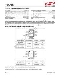 TSA7887BRZ-REEL Datasheet Page 2