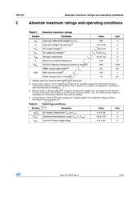 TSC101BIYLT Datasheet Page 3