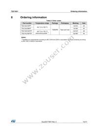 TSC1021AIYPT Datasheet Page 15