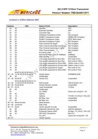 TSD-S1AA1-D11 Datasheet Page 6