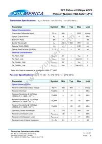 TSD-S1KH1-A1G Datasheet Page 3