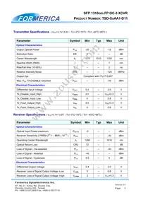 TSD-S2AA1-D11 Datasheet Page 3