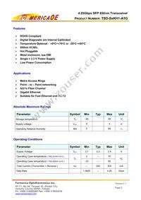 TSD-S6KH1-A1G Datasheet Page 2